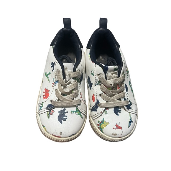 Carters Toddler Dinosaur Shoes Pull On Low Top Sneakers - Picture 2 of 5